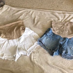 Maternity shorts